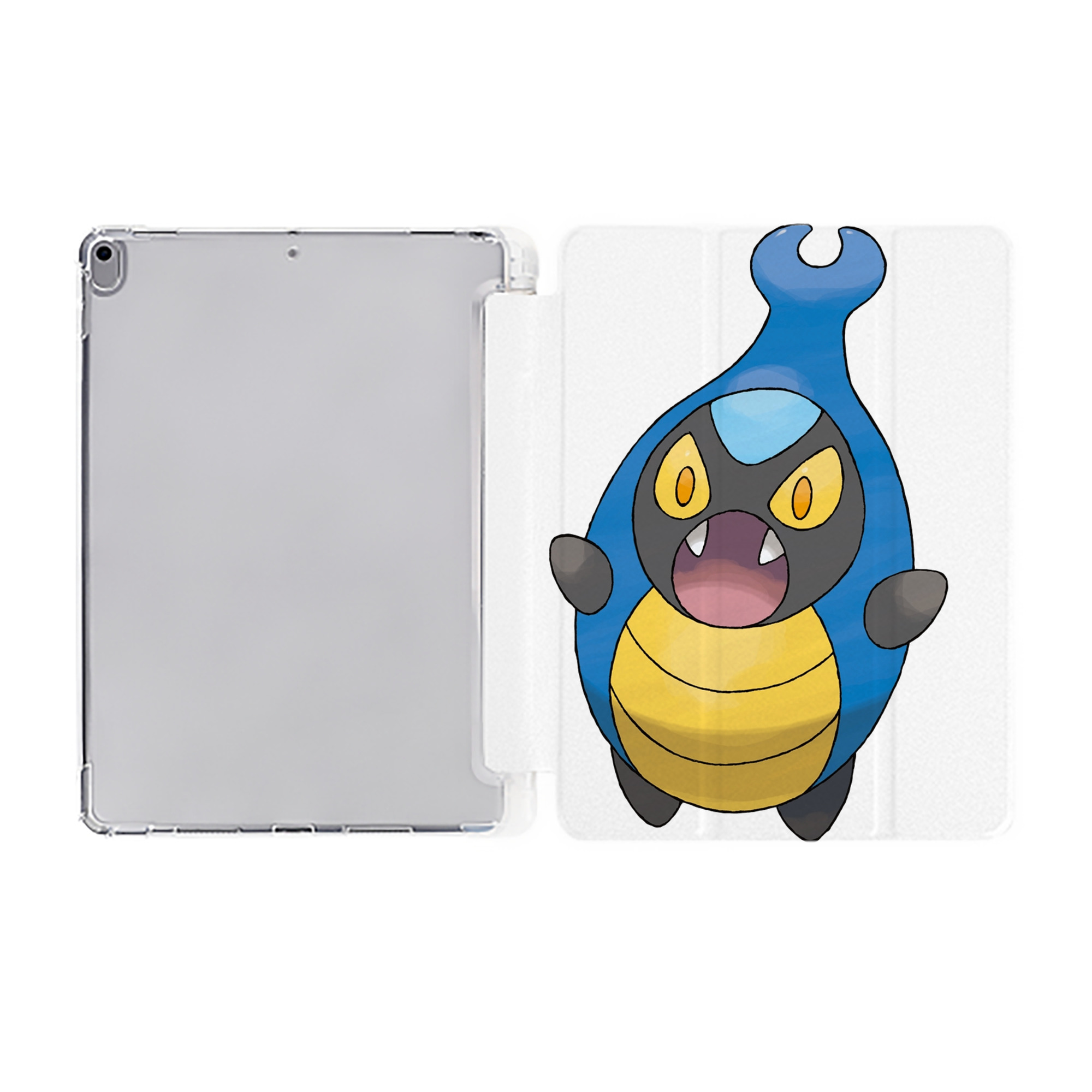 （画像用） ポケットモンスター Pokémon IPad ケース ペン収納付き 三つ折りスタンド PUレザー×シリコン 対応機種9.5/10.5/10.9インチ